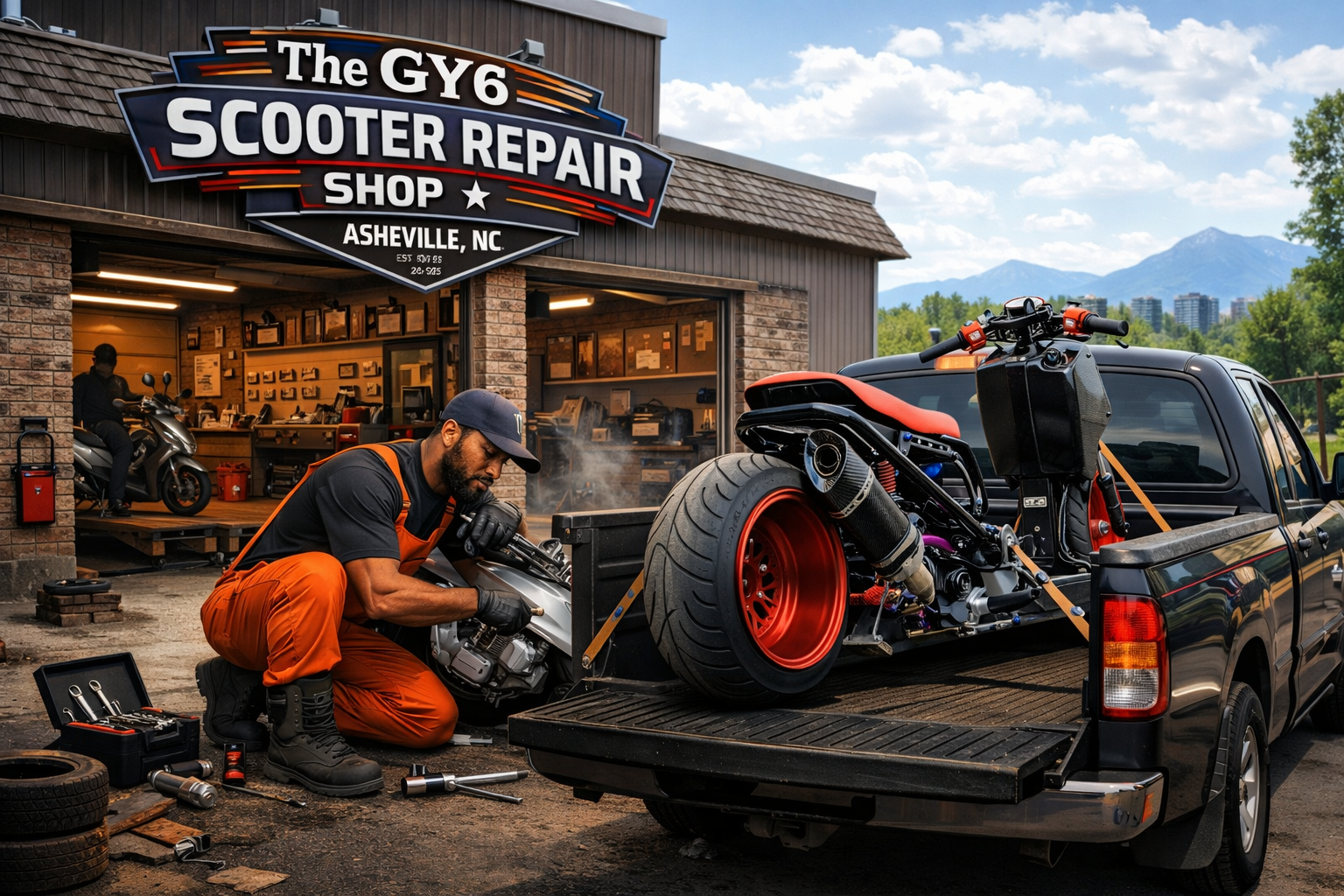 GY6 Scooter Repair Shop